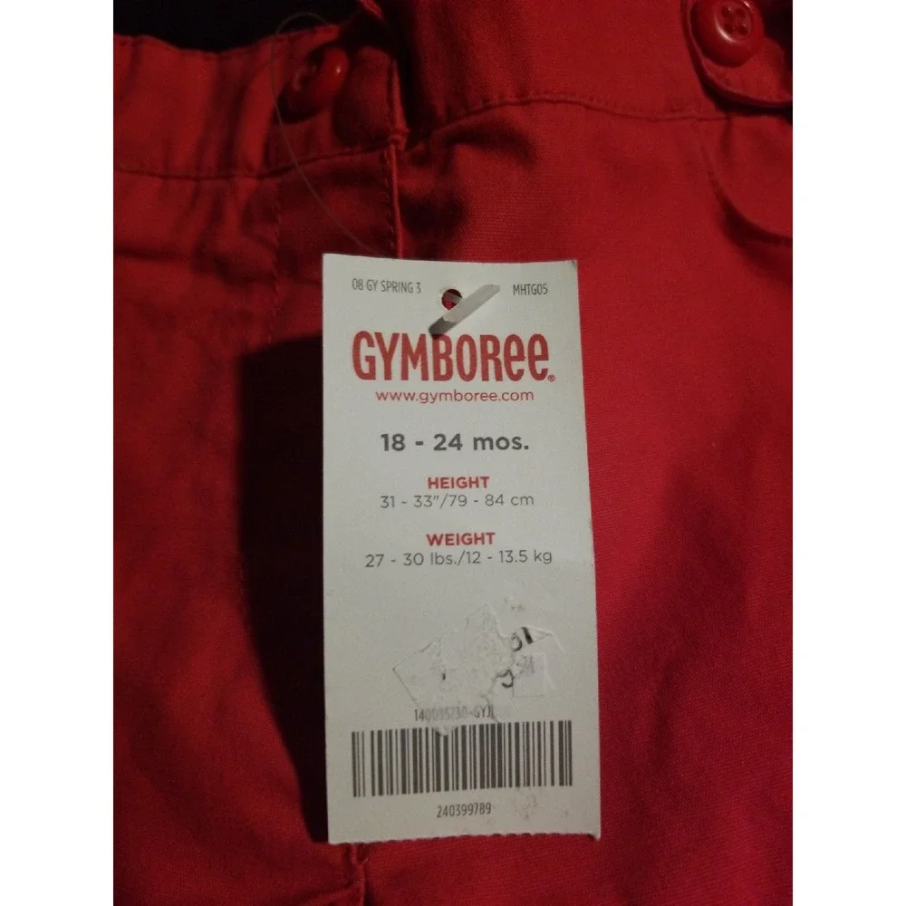 Gymboree cherry baby shorts 18 24‎ mo nwt
